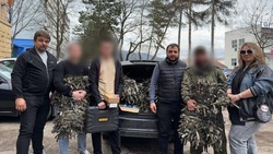 Более сотни единиц снаряжения отправили участникам СВО из Кисловодска